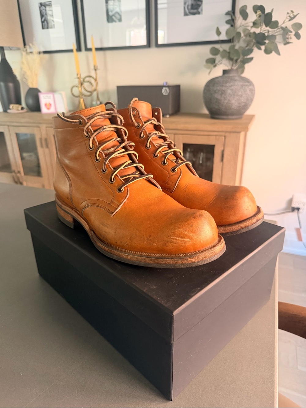 Viberg Horween chromepak service boot.